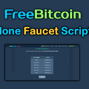 Freebitco.in Clone Faucet Script Dark 2023